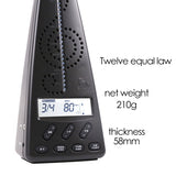 Cherub WMT-220 LCD Electronic Metronome Tuner Guitar Piano Drum Musical Instrument General Rhythm Metronome