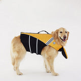 Dog Life Size Adjustable Dog Life Preserver Durable Life Vest Buoyant Lifesaver Size XS (Yellow)