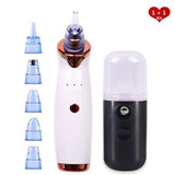 Rechargeable Blackhead Remover Face Vacuum Pore Cleaner Suction Acne Pimple Removal Nano Facial Steamer Beauty Skin Care Tools