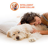 Dog anti barking collar rechargeable Automatic no bark dog training collar digital display waterproof dog no bark accessories