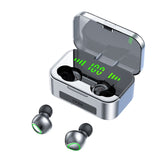 Wireless Sports Headphones Smart Digital Display Type-C Charging Stereo Noise Cancelling In-ear Headphones 800 MAh Long Standby