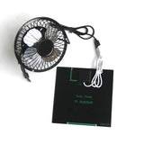 Solar Powered Fan Portable Mini Ventilator Greenhouse Pet Dog Chicken House Cool Mini USB Floor Crawling Fan
