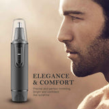 Waterproof Ear Nose Hair Trimmer Clipper Professional Painless Eyebrow and Facial Hair Trimmer for Men Women Hair Removal Razor