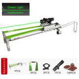 Powerful Slingshot Folding Telescopic Rod High-precision Tactical Laser Scope Bow Catapult Outdoor Long-distance Hunting