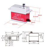KST DS565X Servo Motor HV Coreless Digital Metal Gear 8.4V 6kg 0.05sec For UAV 450 500 Helicopter Airplane RC Models