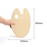 Wood Painting Palette Smooth Tray Palette Art Supplies Artist Oil Palette  Art Pallet for Painting Painting accessories