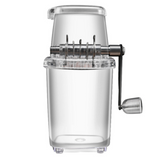Mini Ice Crusher Manual Shaver Portable Ice Chopper For Home DIY Slushies Smoothies Crushing Tool With Stainless Steel Blade