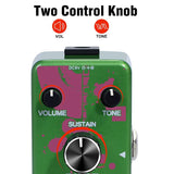Stax Guitar Fuzz Pedal Special Analog Fuzz Effect Pedals for Electric Guitar Plump and Rich Mini Size Wtih True Bypass