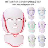 7 Colors Facial Mask Photon Therapy Skin Rejuvenation Brightening Shrink Pores Device Light Anti Acne Tighten Skincare Tool