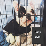 Summer Vest For Dog Clothes Prickly Punk Style Pet Short Sleeves Clothing For Cats Chihuahua French Bulldog Yorkshire Terrier