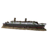Aquarium Fish Tank Polyresin Titanic Boat Ship Wreck Ornament Fish Tank Aquarium Pet Underwater Decor Viewing Decorations