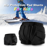 Kids Snowboard Protector Hip Padded Shorts Protective Padded Shorts for Hip Butt Tailbone Snowboarding Winter Skating Skiing