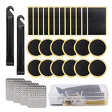 Dropship-30Pcs/Set Mountain Bike Tire Repair Tool Set Inner Tube Patching Tyre Filler Glue Patch Tire Fix Suit