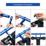 Electric Scooter Horizontal Extension Frame E Scooter Handlebar Extender Alloy Holder Handle Bar Mount Bracket for Xiaomi M365