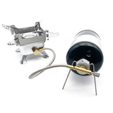 Outdoor Portable Camping Picnic Stove Durable Metal Gas Stove Camping Cooking Outdoor Stove