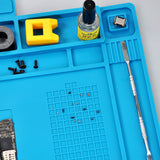 Silicone Repair Heat Insulation Pad, Hardware Tools Place Silicone Pad, Precision Equipment Repair Workbench