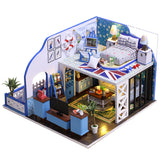 10 Kinds DIY Doll House with Furniture Children Adult Miniature Wooden DollHouse Construction Model Building Kits Doll house Toy