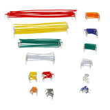 Jumper Wire Kit Preformed Breadboard Jumper Cable Set 14 Lengths Assorted Jumper Lines for Breadboard Prototyping Circuits