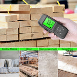Digital Wood Moisture Meter Professional Timber Hygrometer Portable Tool LCD Display Timber Damp Detector With Data Preservation