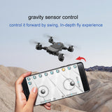 LS11 Drone Foldable 2.4G WIFI FPV HD Camera Gimbal Aerial Photography 120° Wide Angle Camera USB Charging Gifts