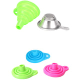 6 Pack 3D Printer Accessories Include Collapsible Silicone Funnels and Stainless Steel Resin Filter Cups