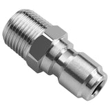 NPT 3/8 Inch Male and Female Quick Connector Kit Pressure Washer Adapter Set and 1 Pieces NPT 3/8 Inch Pressure Washers Quick Co