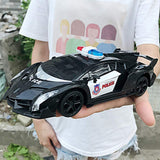 Sports car police car electric remote control child high police car drift remote control car toy boy charging car