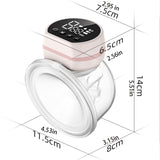 Electric Breast Pump Wearable Hand Free Wearable Breast Cup BPA-free Breast Feeding Milk Collector USB Rechargeable