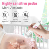 Medical Fetal Doppler Ultrasound Baby Heartbeat Vascular Pocket Prenatal Detector Home Pregnant Heart Rate Monitor 3.0MHz