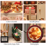 DIY MINI Doll House Miniature DIY Dollhouse With Furnitures Wooden House Waiting Time Toys For Children Birthday Gift C007