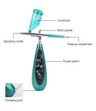 Portable Airbrush Makeup Compressor Face Water Oxygen Sprayer Injector Facial Paint Skin Rejuvenation Wireless Oxygen Infusion
