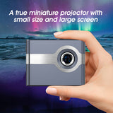 Mini C50 DLP Projector Portable Pocket Projector Home Theater Input USB Audio Output Built-in 2500mAh Battery With Remote