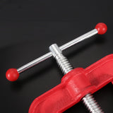 Bench Pipe Vice Yoke Hinged Clamp on Type Threader Pipe Plumbing Vise Hand Tools