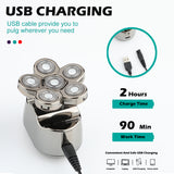 VGR waterproof powerful rotary electric shaver for men wet dry beard electric razor balds head shaving machine rechargeable