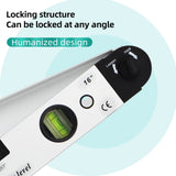 0~225° Digital Protractor Spirit Level Angle Finder Gauge Meter 400mm Digital Angle Finder Electronic Protractor LCD Display