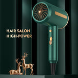 Professional Hair Dryer Strong Wind Salon Dryer Hot Air Brush&Cold Air Wind Negative Ionic Hammer Blower Dry Electric Hair Dryer