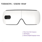 Smart Eye Massager Bluetooth Music Voice Broadcast Vibrator Massage Pressotherapy Improve Eyesight Electric Eye Trainer Glasses