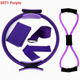5 Pcs Set Magic Ring for Sports Home Fitness Yoga Circle Leg Arm Muscle Trainer Pilates Circle Exercise Workout Gym Bodybuilding