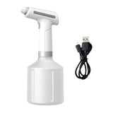 900ml Portable Flower Plant 2 Spout Mode Indoor Outdoor Water Can Leak Proof Electric Spray Bottle Power Indicator Ergonomic