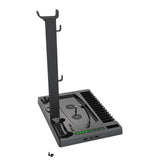 Cooling Base Compatible For Ps5 Game Console Universal Multi-function Charging Dock Headphone Bracket With Disc Storage Rack