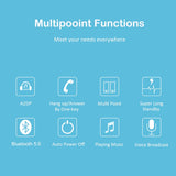 SP01 Car Sun Visor Bluetooth 5.0 ABS Plating Hands-free Bluetooth 5.0 Speaker For Car Wireless Hand Free Calling Christmas Gift