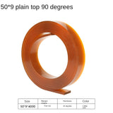 50mm*9mm Flat Silkscreen Squeegee Rubber 55A 65A 75A 80A DIY Silk Screen Printing Ink Scratch Board Tools Squeegee Rubber Blade