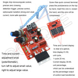 1PCS 40A/100A Spot Welding Machine Control Board Welder AC 110V 220V to 9V Transformer Controller Board Time Current