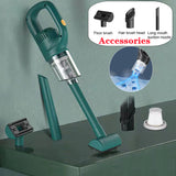 120W USB Chargable Handheld Mini Wireless Vertical Washing Wet and Dry  Vacuum Cleaner for home car furniture Auto Home Use