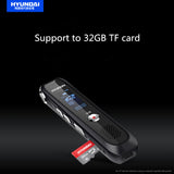 Hyundai 4058+ Portable Professional Digital Voice-activated Recorder support USB U-disk MP3 player Walkman cellphone Dictaphone