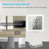 Tuya WIFI Temperature And Humidity Sensor Indoor Hygrometer Thermometer With LCD Display Support Alexa Google Assistant