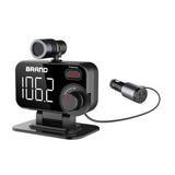 29W Bluetooth 5.0 Car Kit FM Transmitter Car MP3 Player Lossless Music Play QC3.0 Fast Charge With Micro Noise Reduction Call