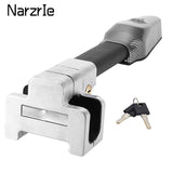 Car Steering Wheel Lock Universal Security Car Anti Theft Safety Alarm Lock Retractable Anti Theft Protection T-Locks
