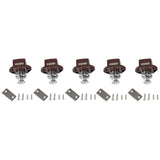 5PCS Camper Car Push Lock RV Caravan Boat Motor Home Cabinet Drawer Lock Keyless Push Button Latch Furniture Hardware
