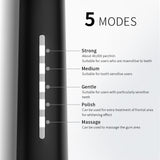 SEAGO Lovers Rechargeable Electric Toothbrush Sonic Tooth Brush Travel Box Portable Folding Cup Ultrasonic Replace Brush Heads